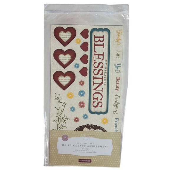 Close to My Heart Reflections Stickease X7117C Grace Family Memories Togethe NEW - Picture 2 of 4